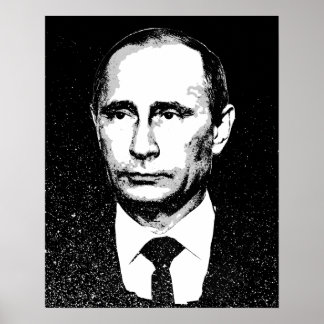 Affiches Vladamir Poutine face