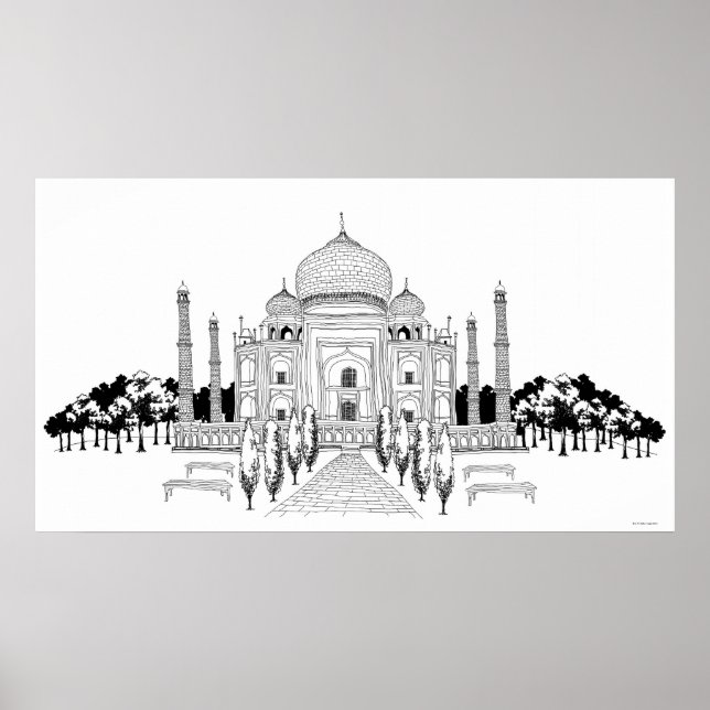 Affiches Voie de Taj Mahal (Devant)