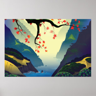 Affiches Voie d'eau (pleine)