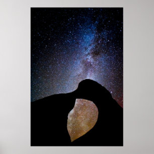 Affiches Voie lactée la nuit, Californie