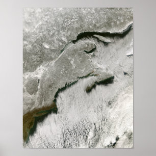 Affiches Voies de neige et de nuages