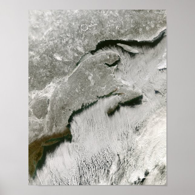 Affiches Voies de neige et de nuages (Devant)