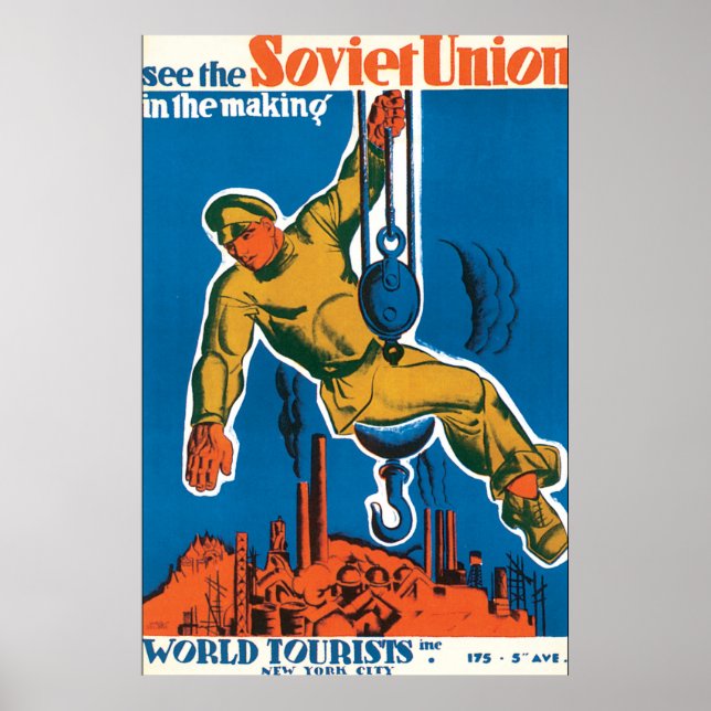 Affiches Voir l'affiche des Vintage voyage de l'Union sovié (Devant)
