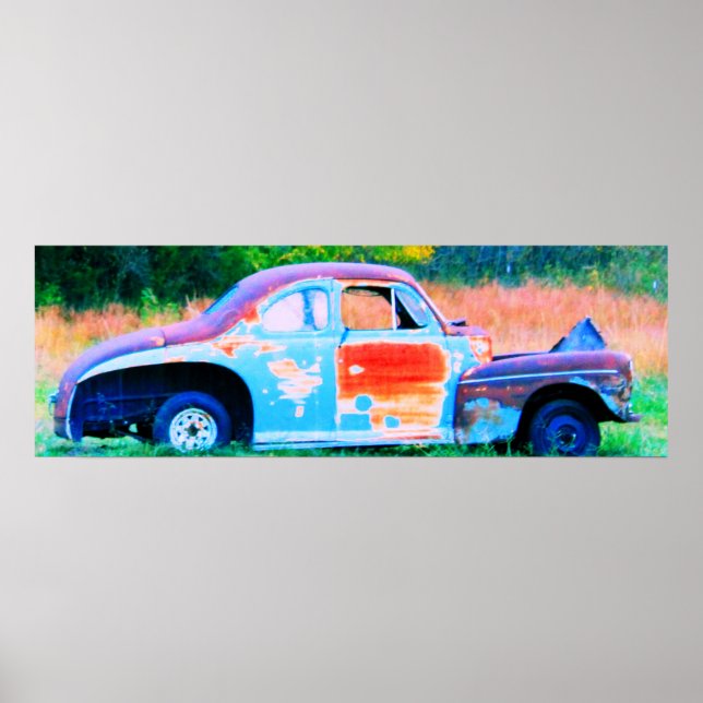 Affiches Voiture abandonnée (Devant)