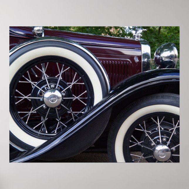 Affiches Voiture classique Ford A 1930 (Devant)