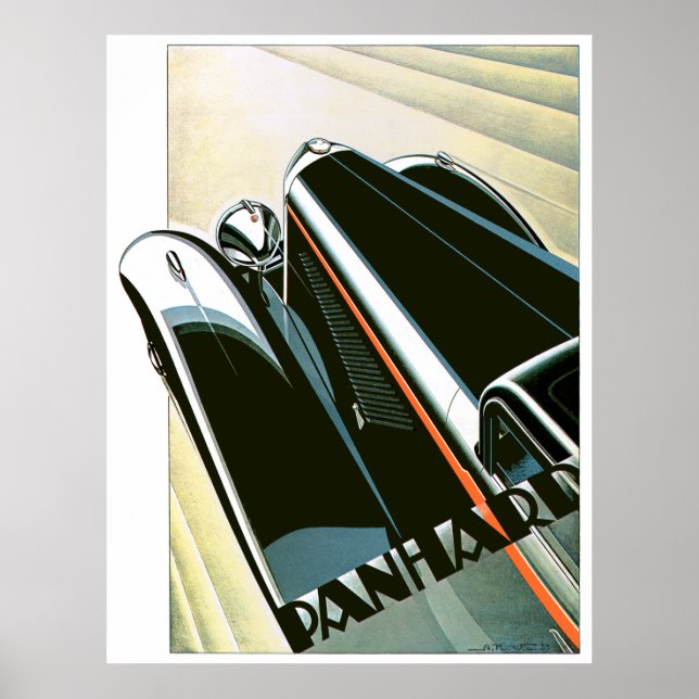 Affiches Voiture Classique Panard (Devant)