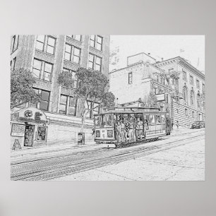 Affiches Voiture de câble