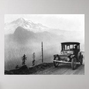 Affiches Voiture électrique antique, 1919