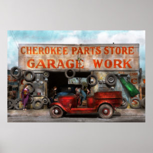 Affiches Voiture - Garage - Magasin de pièces Cherokee - 19