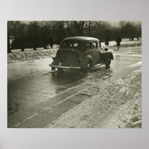 Affiches Voiture sur la route