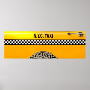 Affiches Voiture - Ville - Taxi NYC