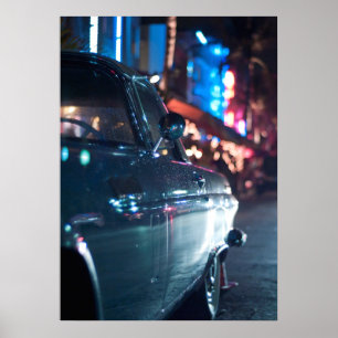 Affiches Voiture vintage Ocean Drive