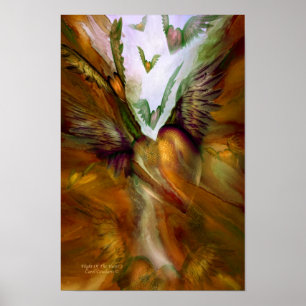 Affiches Vol de l'affiche/de copie d'art du coeur 2