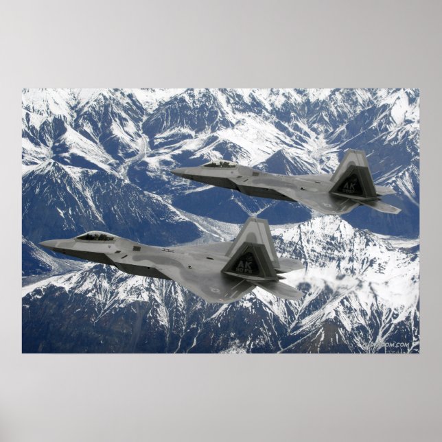 Affiches Vol F-22 Raptor (Devant)