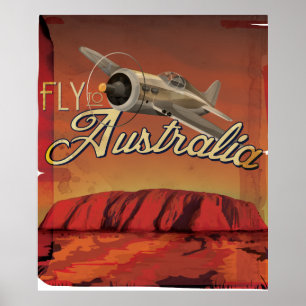 Affiches Vol vers l'Australie