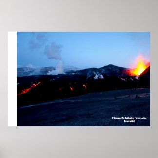 Affiches Volcan Fimmvörðuháls en Islande