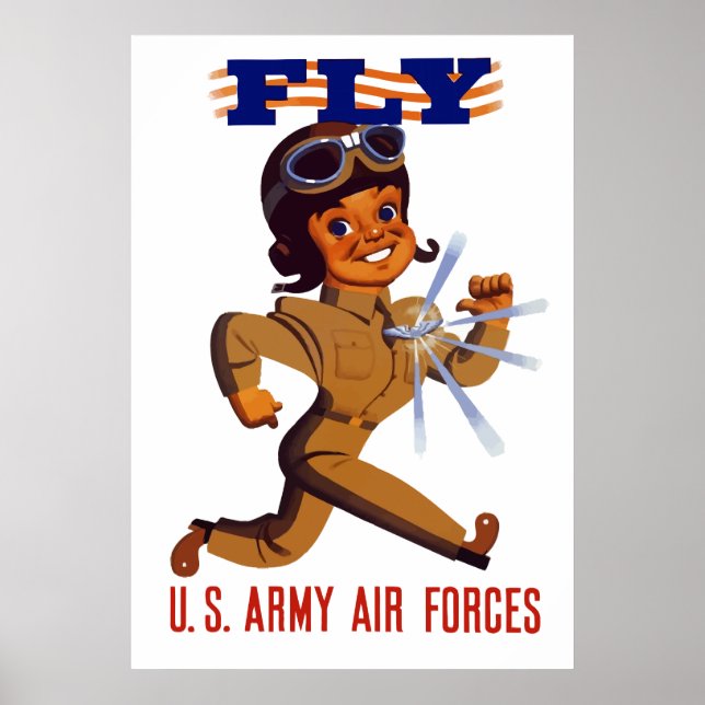 Affiches VOLER -- Forces aériennes de l'armée (Devant)