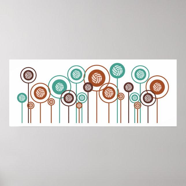 Affiches Volleyball Daisies (Devant)