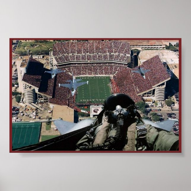 Affiches Vols à Kyle Field (Devant)
