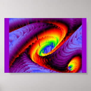 Affiches Vortex d'arc-en-ciel