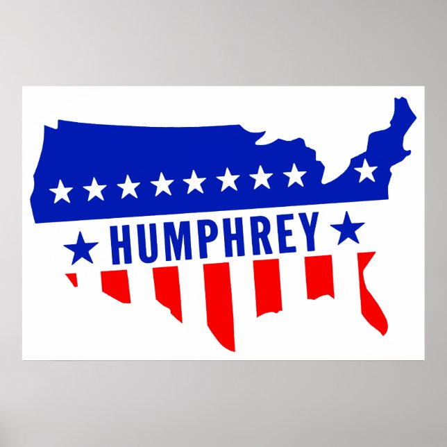 Affiches Vote Hubert Humphrey (Devant)