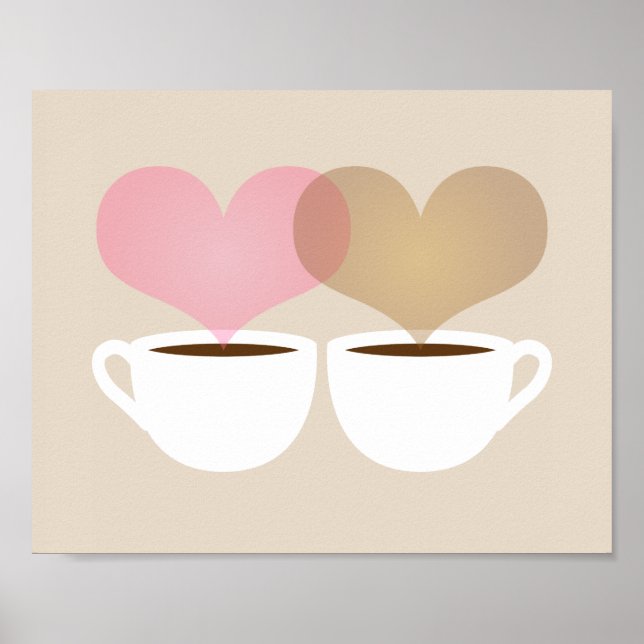 Affiches Votre café et la mienne dans l'art de l'amour Impr (Devant)