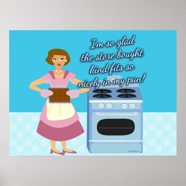 Affiches Votre Cheatin Brownies Snarky Housefemme (Devant)