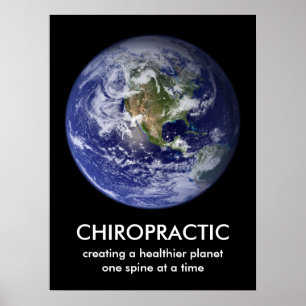 Affiches Votre copie faite sur commande de chiropractie des