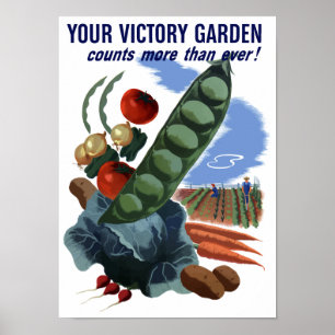 Affiches Votre Jardin De La Victoire Compte Plus Que Jamais