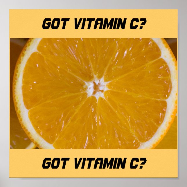 Affiches Vous avez de la vitamine C ? (Devant)