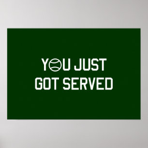 Affiches Vous avez juste obtenu servis