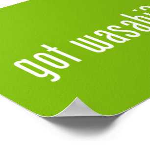 Affiches vous avez wasabi ?