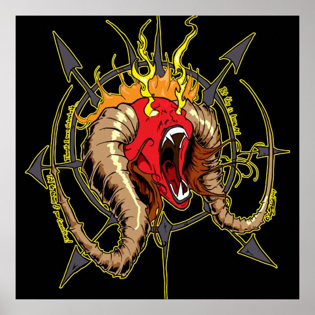 Affiches Vous êtes la vie en flammes (Devant)