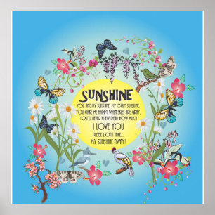 Affiches Vous êtes mon soleil