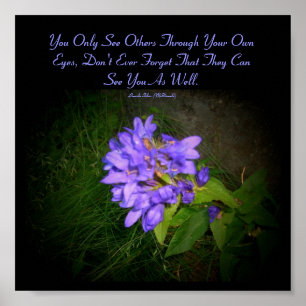 Affiches Vous Ne Voyez Que D'Autres À Travers Votre...Citer