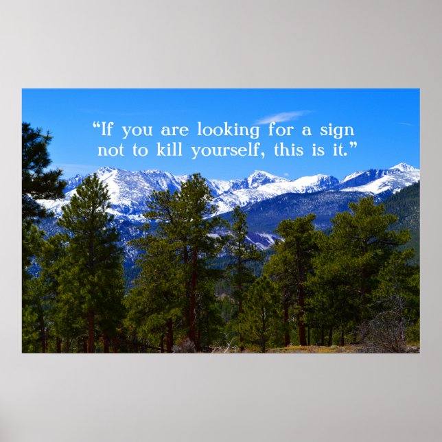 Affiches Vous n'êtes pas l'unique/support (Devant)