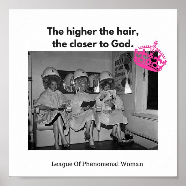 Affiches Vous savez que plus les cheveux sont hauts, plus D (Devant)