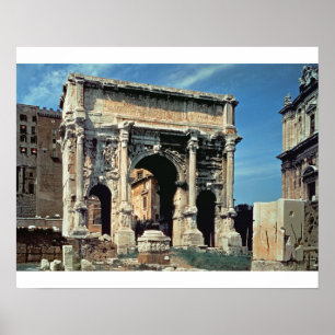 Affiches Voûte triomphale de Septimius Severus, consacrée