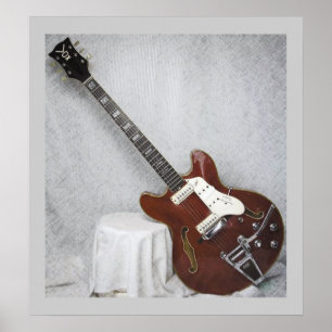 Affiches Vox Lynx superbe GuitarPoster de luxe