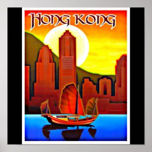 Affiches Voyage Art-Hong Kong d'Affiche-Cru