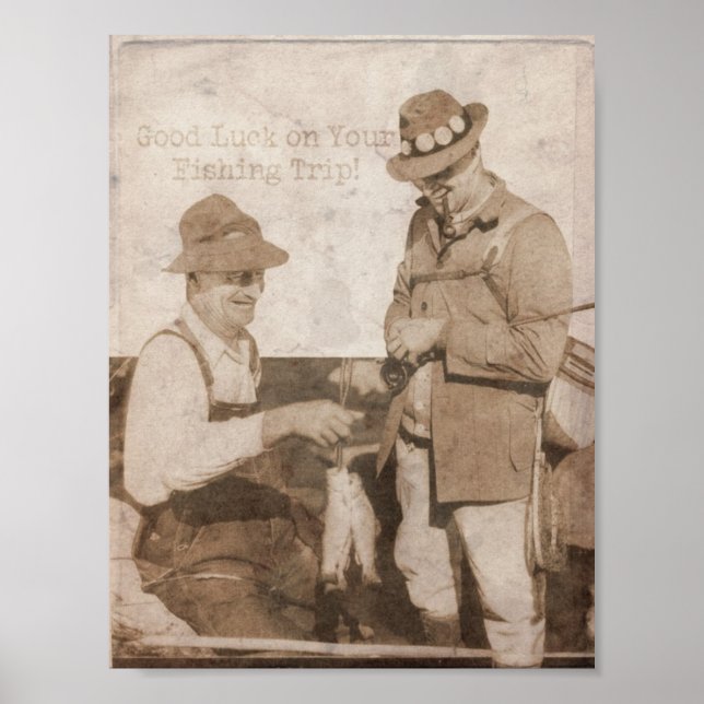 Affiches Voyage de pêche (Devant)