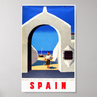 Affiches Voyage En Espagne - Pêcheur