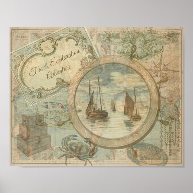 Affiches Voyage, exploration et aventure (Devant)