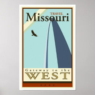 Affiches Voyage Missouri