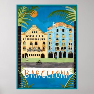 Affiches Voyage POSTER, Barcelone, Espagne