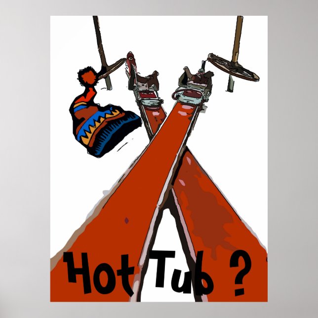 Affiches Voyage ski vintage (Devant)