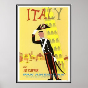 Affiches Voyage vintage Italie -