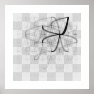 Affiches Voyages de pièces d'échecs (Chevalier du Roi Noir)