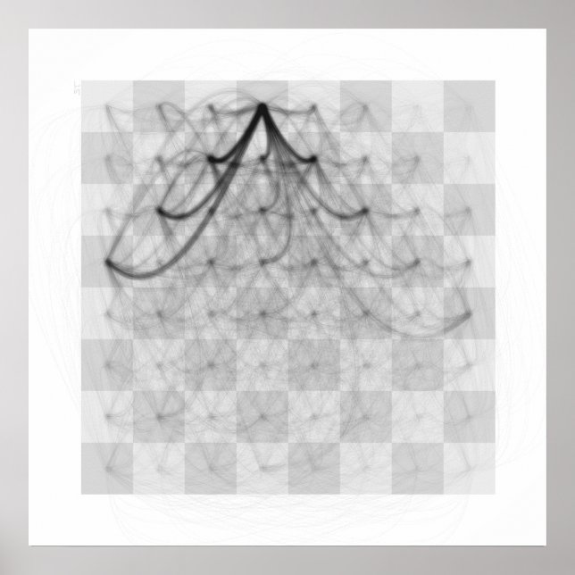 Affiches Voyages de pièces d'échecs (Reine noire) (Devant)