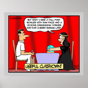 Affiches Voyant pour des joueurs de cricket